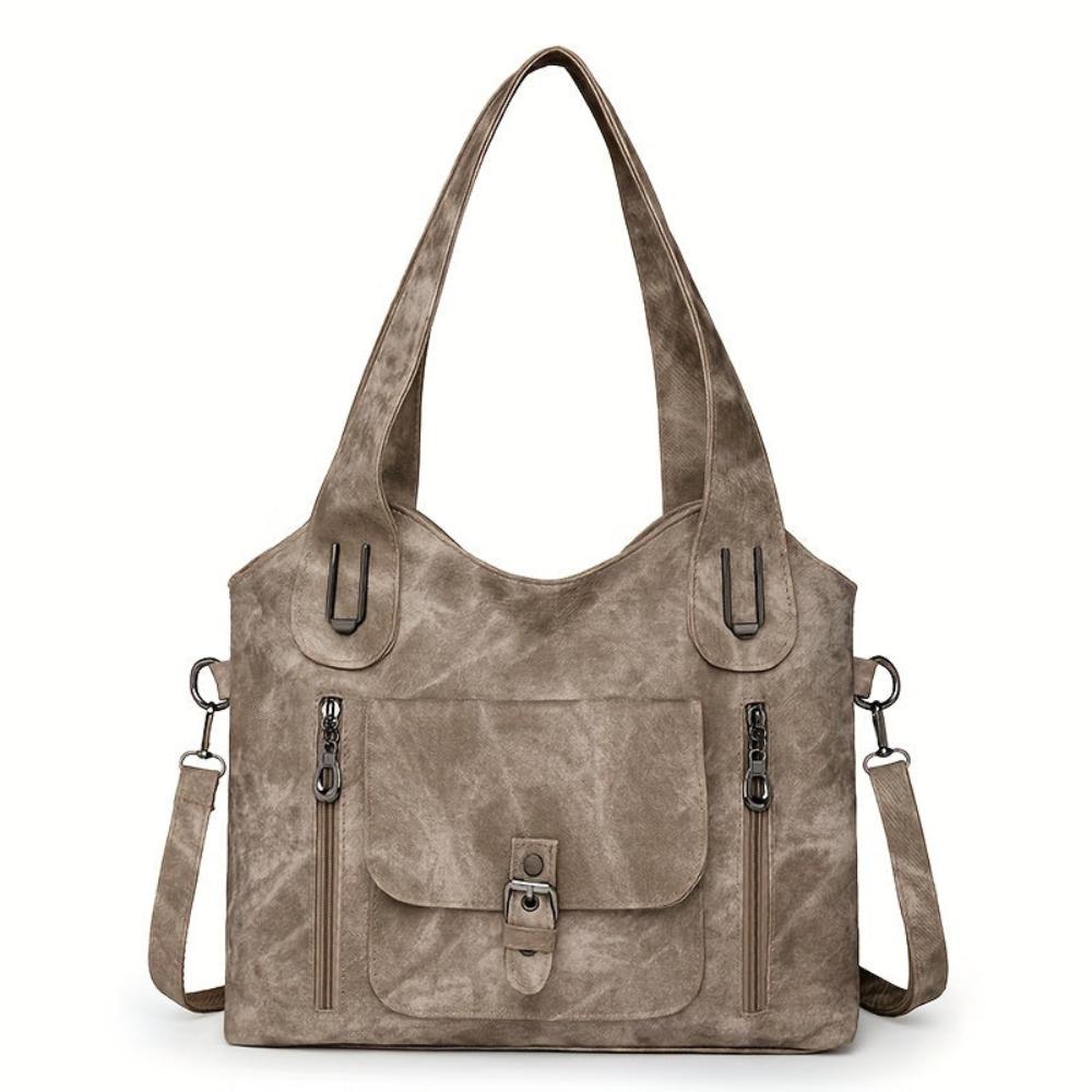 Irene - Vintage Charm Leather Shoulder Bag