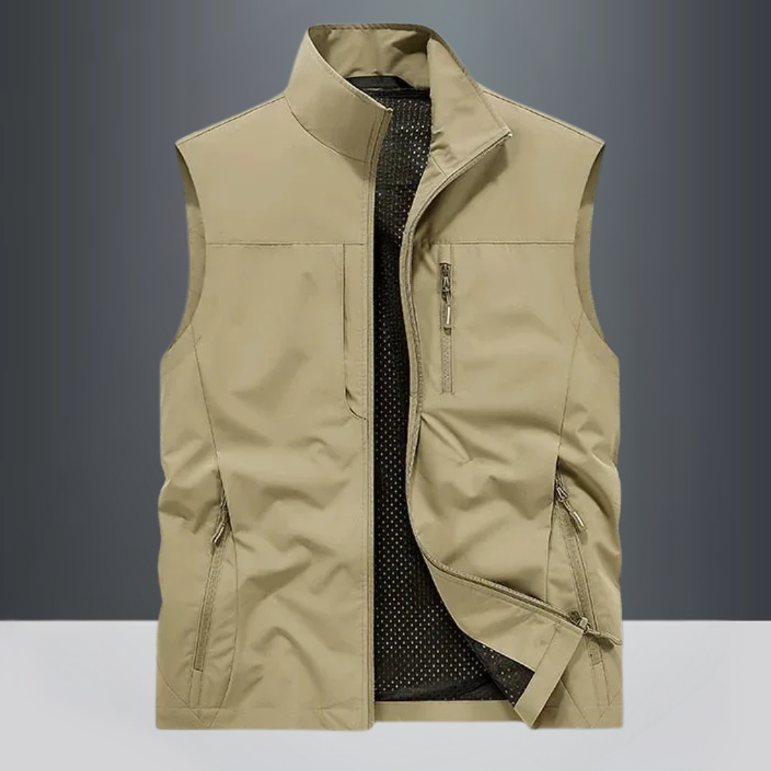 Charles - Multi-Pocket Breathable Outdoor Cargo Gilet