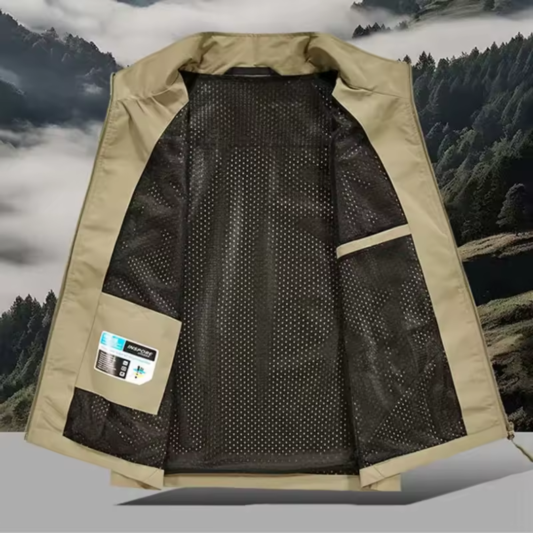 Charles - Multi-Pocket Breathable Outdoor Cargo Gilet