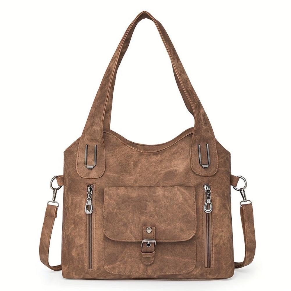 Irene - Vintage Charm Leather Shoulder Bag