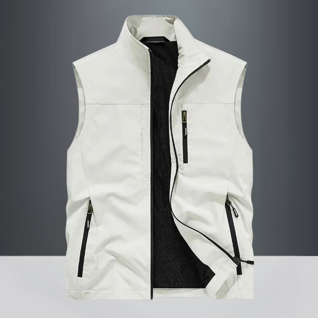 Charles - Multi-Pocket Breathable Outdoor Cargo Gilet