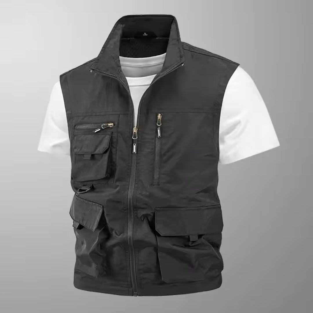 Richard - Multi-Pocket Breathable Outdoor Cargo Gilet