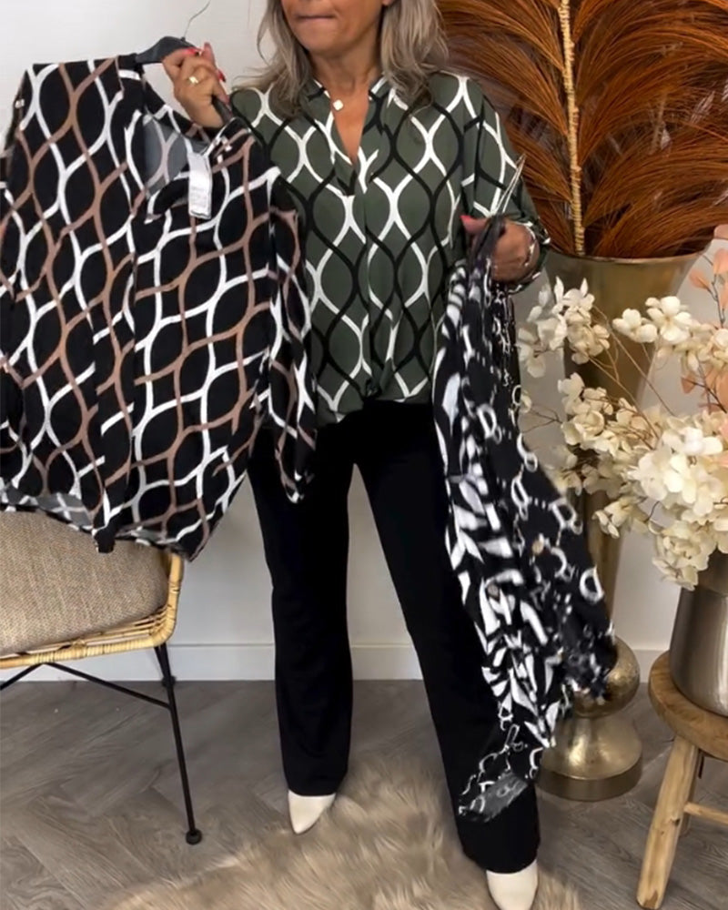 Meri™ Graphic Print Blouse