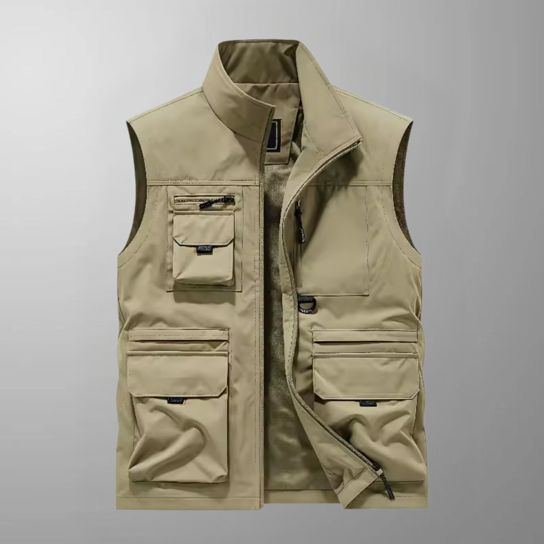 Neil - Multi-Pocket Breathable Outdoor Cargo Gilet