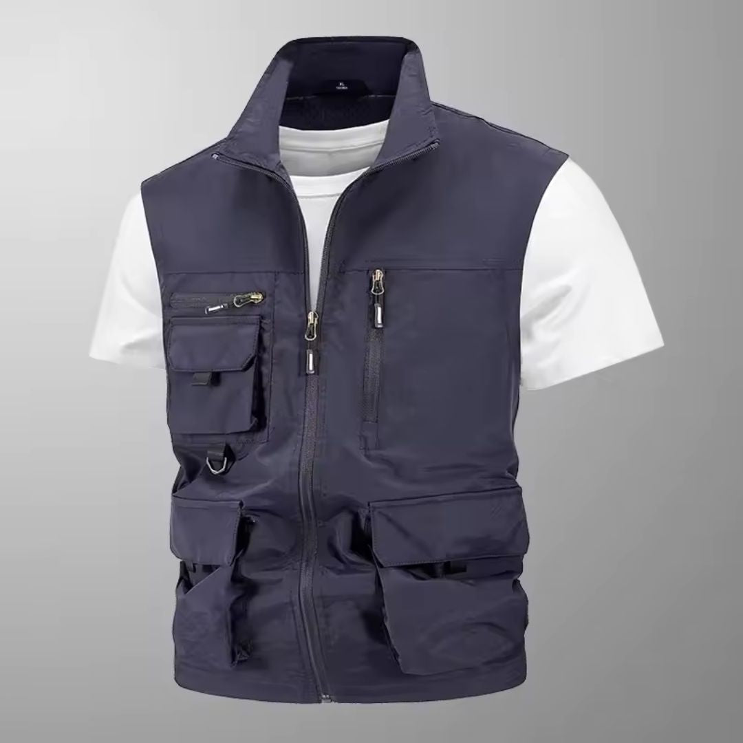 Richard - Multi-Pocket Breathable Outdoor Cargo Gilet
