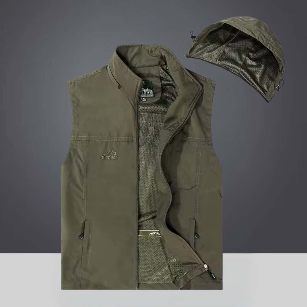 Gareth – Convertible Hood All-Weather Gilet