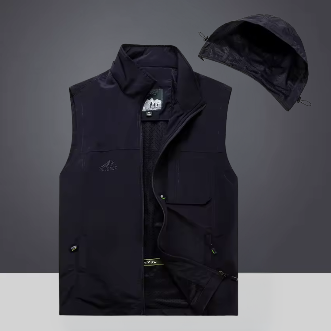 Gareth – Convertible Hood All-Weather Gilet