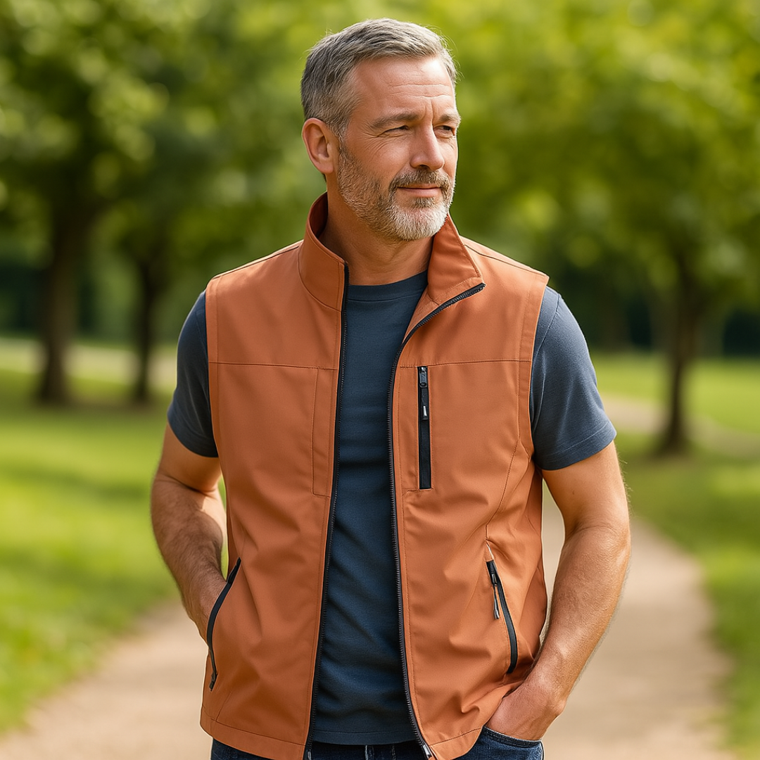 Charles - Multi-Pocket Breathable Outdoor Cargo Gilet