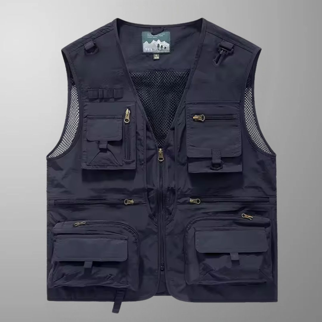 Tony - Multi-Pocket Breathable Outdoor Cargo Gilet