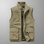 James - Multi-Pocket Breathable Outdoor Cargo Gilet