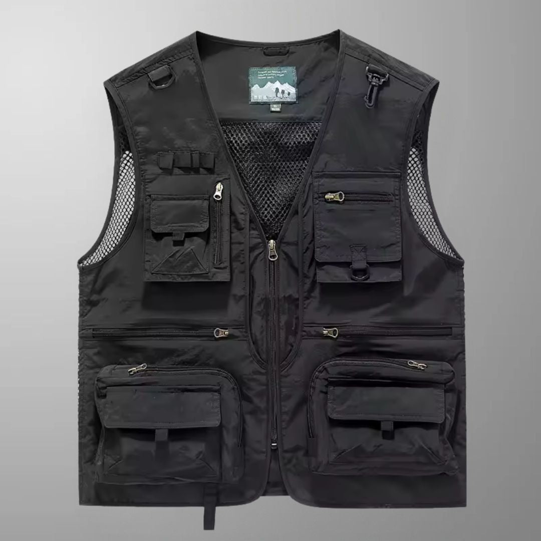 Tony - Multi-Pocket Breathable Outdoor Cargo Gilet