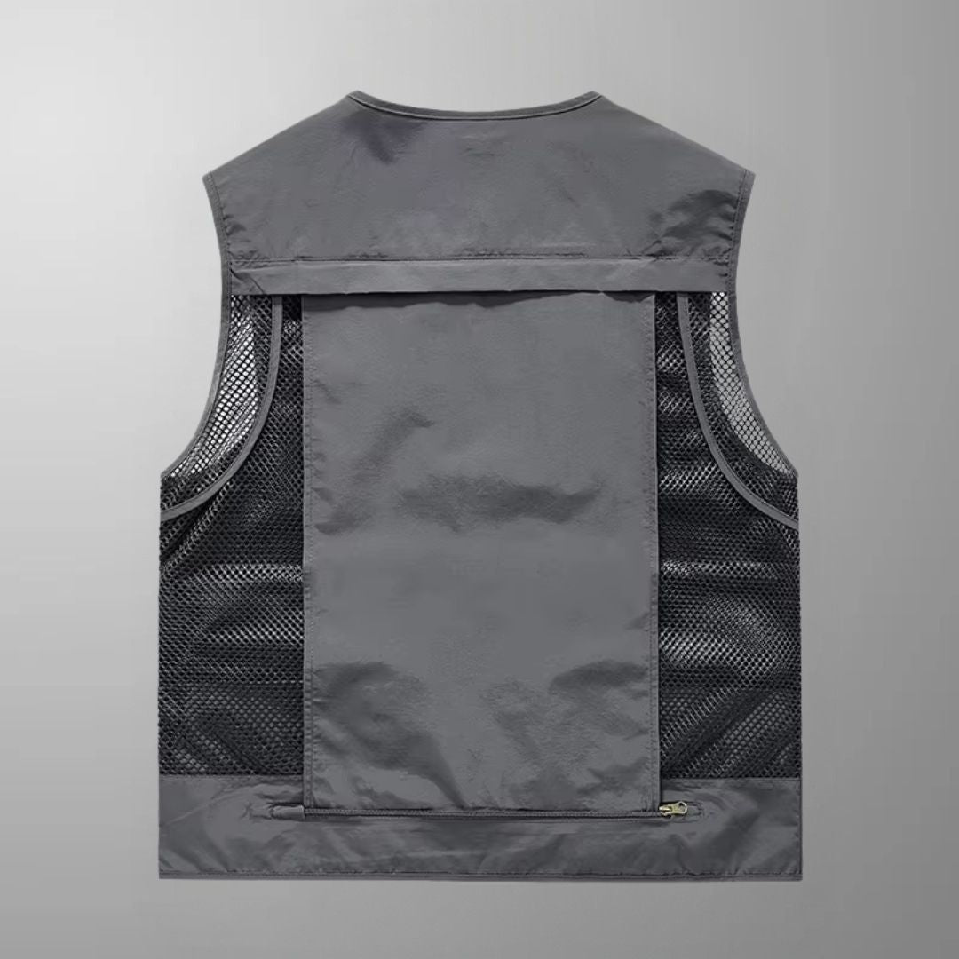 Tony - Multi-Pocket Breathable Outdoor Cargo Gilet