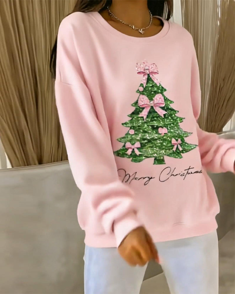 Millie - Round Neck Christmas Sweatshirt