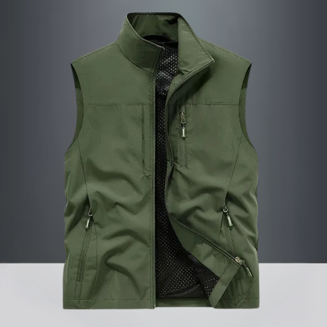 Charles - Multi-Pocket Breathable Outdoor Cargo Gilet