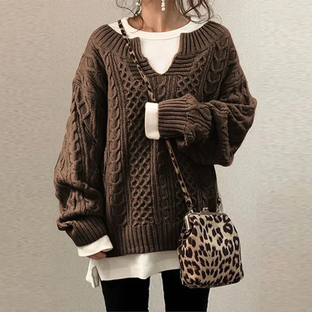 Maddie™ - Stylish Oversized knitted sweater