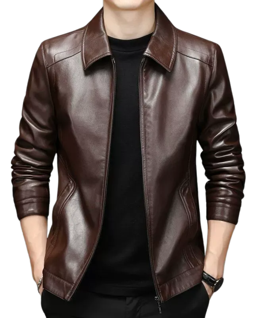 Bram - Casual Leather Jacket