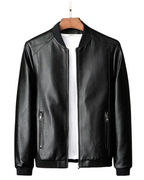 Alfie - Leather Biker Jacket