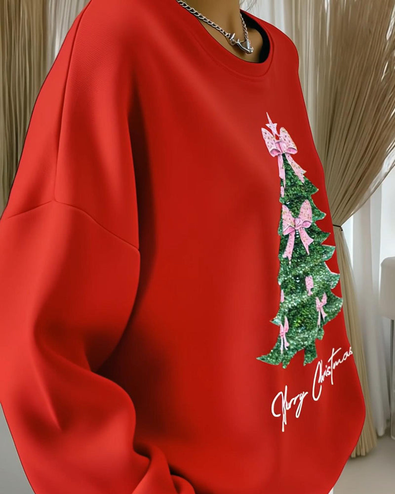 Millie - Round Neck Christmas Sweatshirt
