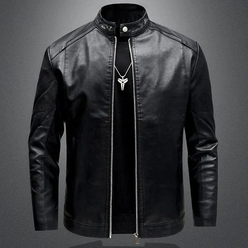 Beckett - Elegant Men's Biker Leather Jacket