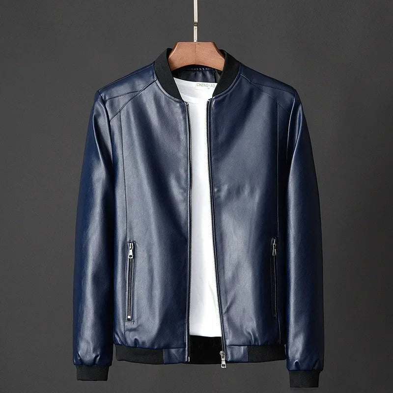 Alfie - Leather Biker Jacket