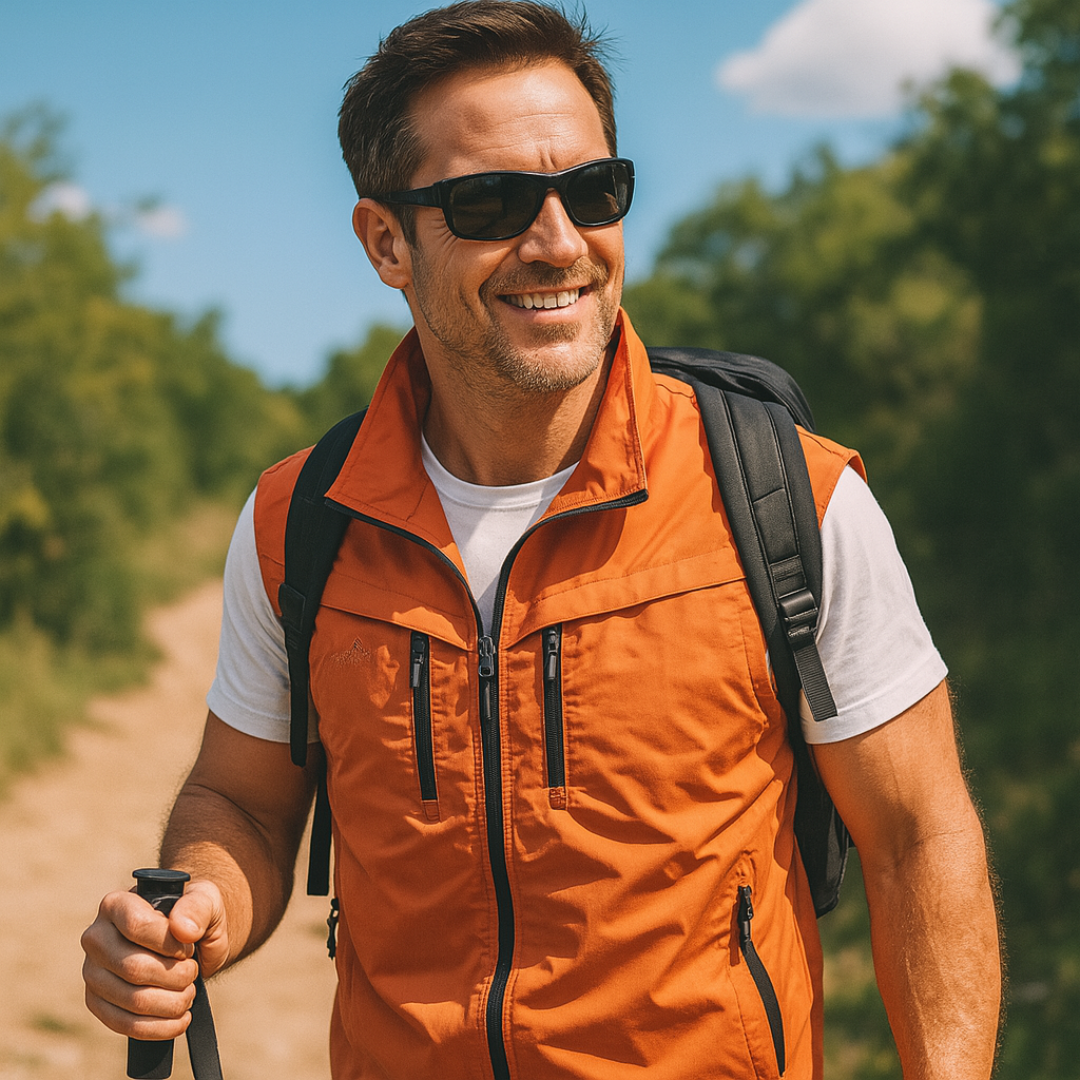 Stuart - Multi-Pocket Breathable Outdoor Cargo Gilet